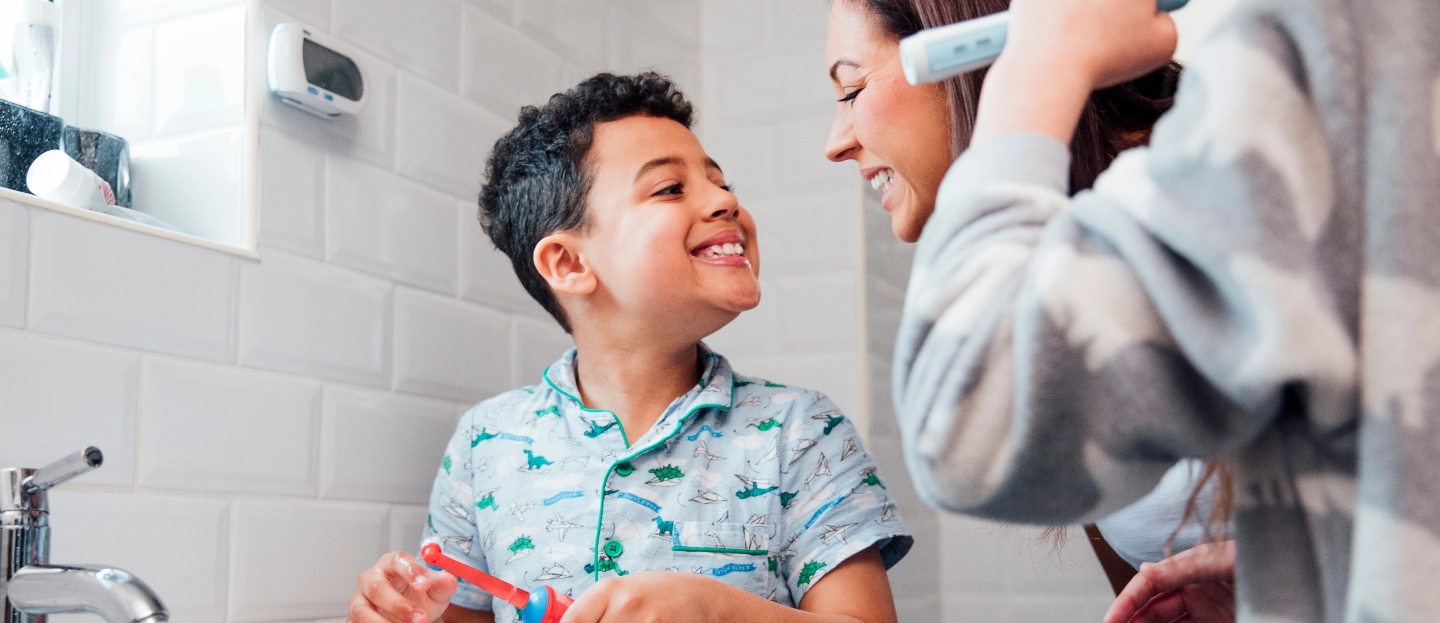 Marshall Dentistry | child showing his teeth for examination
